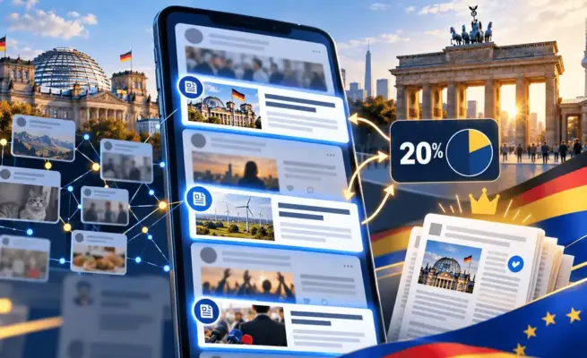 Pemerintah negara-negara bagian Jerman membahas rancangan aturan yang dapat mewajibkan platform memberikan porsi khusus bagi konten jurnalistik dalam sistem rekomendasi. Foto: Ilustrasi.