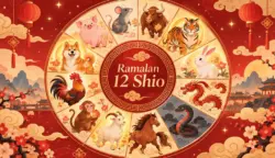 Ilustrasi 12 shio dalam astrologi Tiongkok. Ramalan Rabu (28/10/2026) menggambarkan peluang positif bagi sejumlah shio, sementara lainnya disarankan lebih cermat dalam mengambil keputusan. Foto: Ilustrasi InfoNusantara.id.